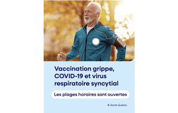 La campagne de vaccination saisonnière contre les virus respiratoires est en cours au Québec. Photo : Santé Québec