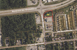 Plans d'un complexe d'appartements comprenant 251 unités près de l'intersection du chemin Vanier et du boulevard des Allumettières. Le projet sera soumis à l'approbation du conseil municipal le 22 octobre. Crédit photo : Gracieuseté 

