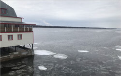 Rivière des Outaouais (6 avril 2023). Photo : Page Facebook Ottawa Riverkeeper-Garde-rivière des Outaouais